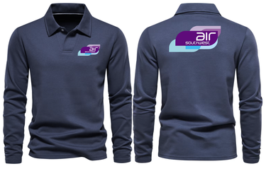 SOUTHWEST AIR LONG SLEEVE POLO